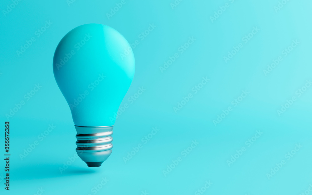 3D Render. Minimal ligtht bulb isolated in studio shot. 3D Render. Minimal ligtht bulb isolated in studio shot.