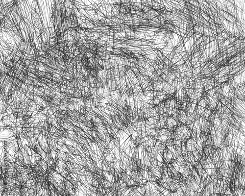 Фотография Hand drawn chaos scrawls