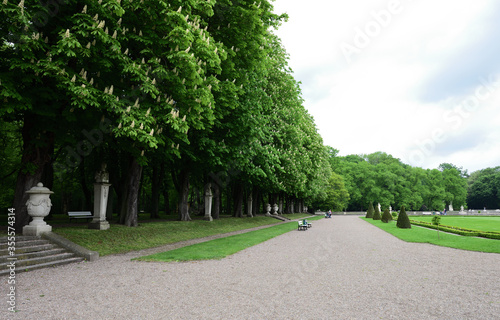Fototapeta Naklejka Na Ścianę i Meble -  Park bei Schloss Nordkirchen in Coesfeld, Deutschland