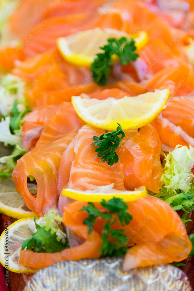 Carpaccio di salmone