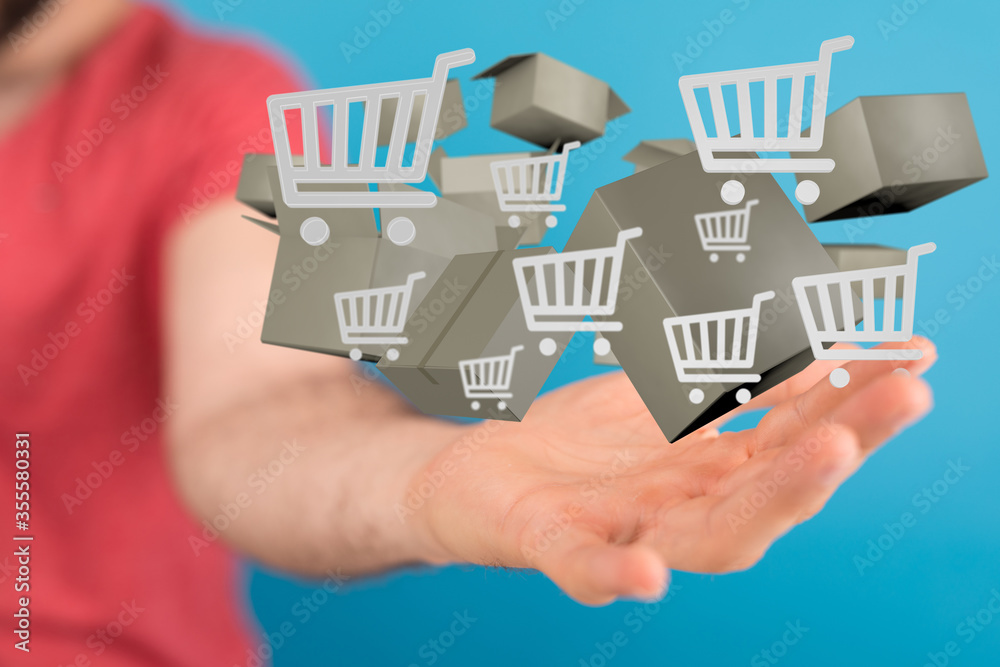 logistics and delivery concept digital 3d. logistics and delivery concept digital 3d.