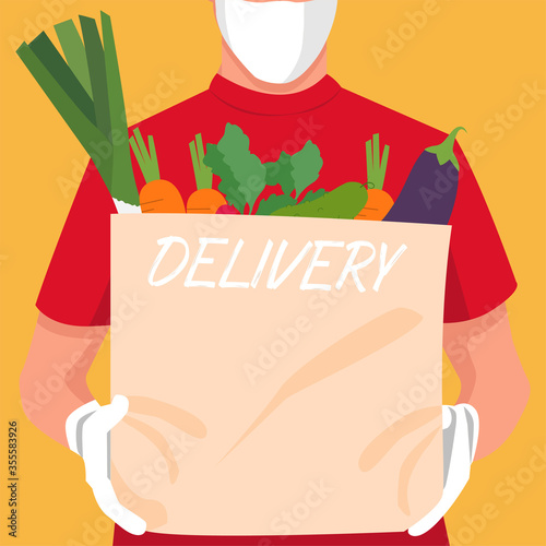 Grocery delivery at home 