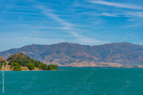 Lake aviemore in New Zealand photo