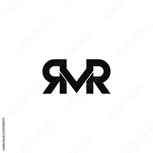 rmr letter original monogram logo design