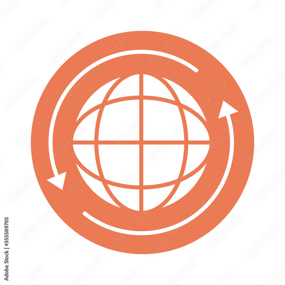 sphere browser with arrows line style sphere browser with arrows line style