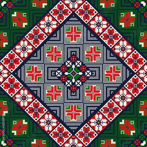 Romanian traditional pattern 32