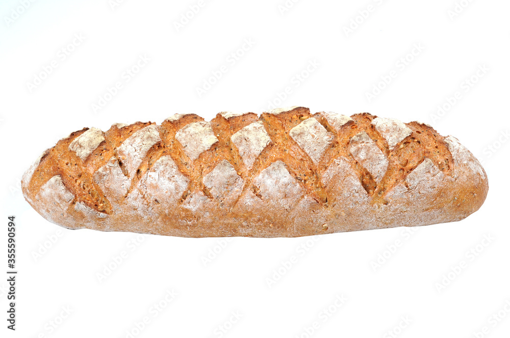 bread isolated on white background bread isolated on white background