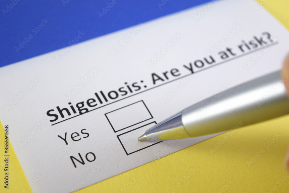 Fototapeta premium Questionnaire about health problems