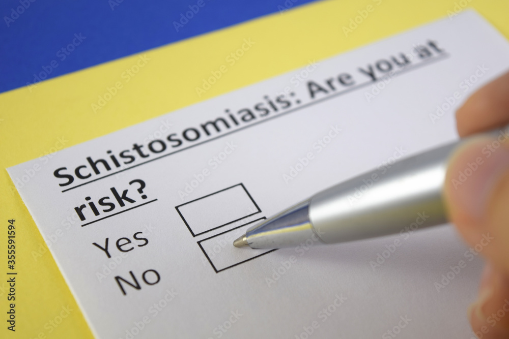 Fototapeta premium Questionnaire about health problems