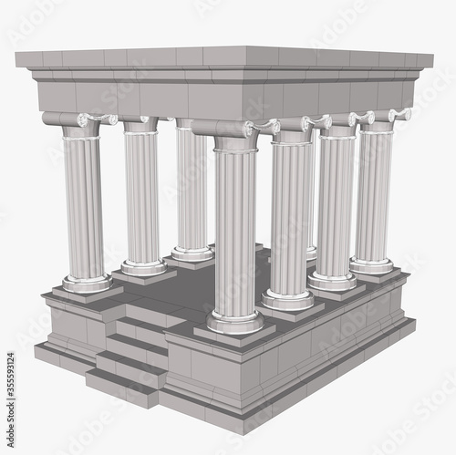 ancient greek columns,Greek architecture