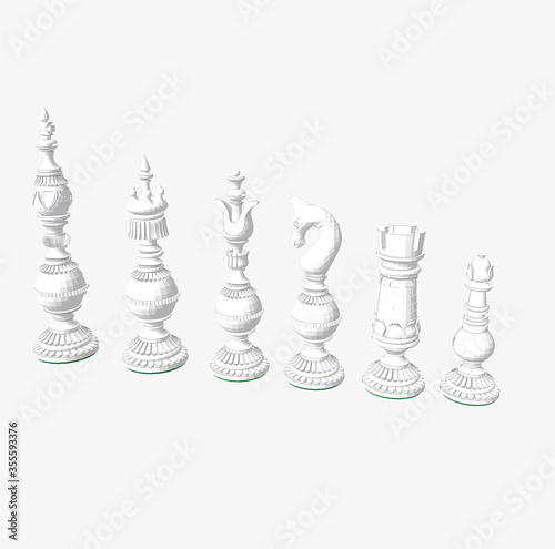 chess pawn vector illustration