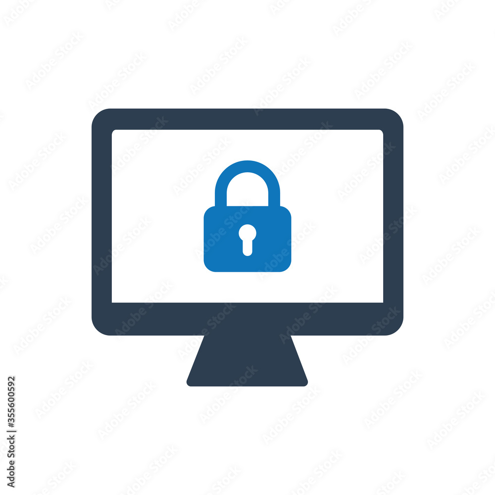 Online security icon Online security icon