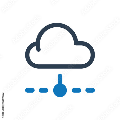 Cloud server icon