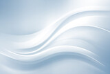 White and soft blue line waves business background.