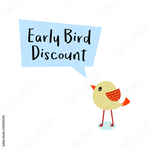 early bird discount message