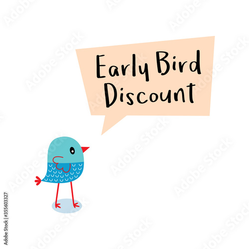 early bird discount message