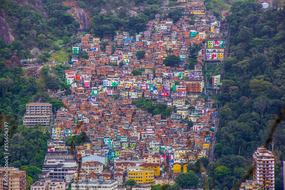 Marta slum holy sight of the Agulhinha Inhanga the top in Copacabana.