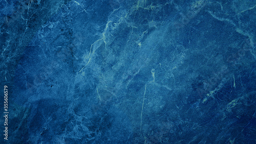 Valokuva beautiful abstract grunge decorative dark navy blue stone wall texture