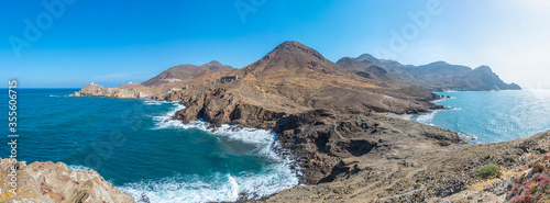 Coastline of Cabo de Gata-Nijar national park in Spain photo