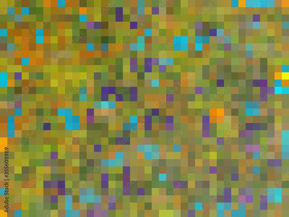 geometric square pixel pattern abstract in green yellow blue purple geometric square pixel pattern abstract in green yellow blue purple