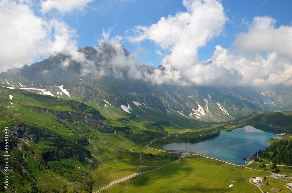 Beautiful landscape views in Switzerland