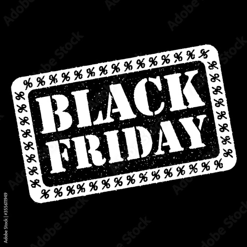 White stamp black friday, percent
