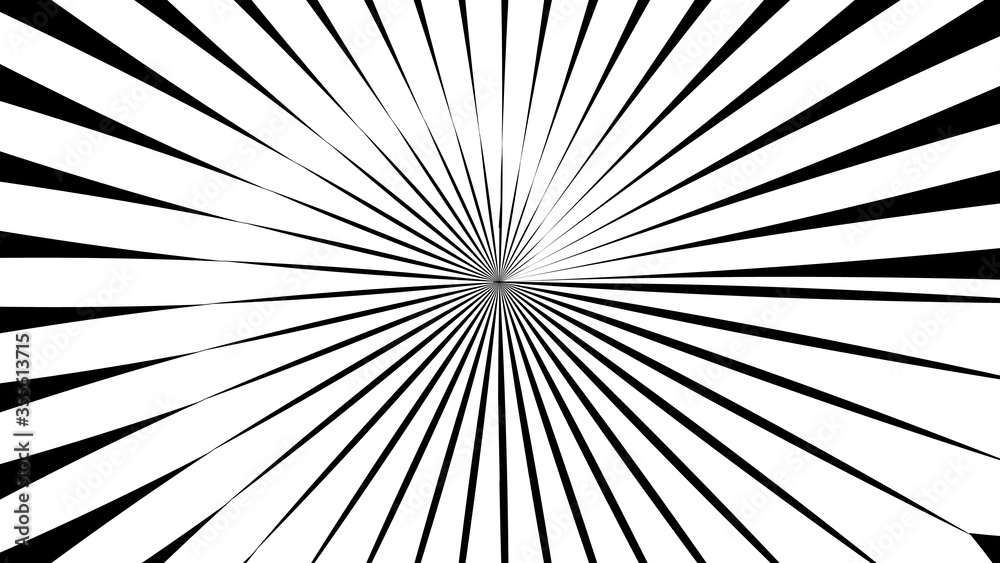 Obraz premium Radiating Lines in Circle Form . Vector Illustration . Abstract Geometric ,Striped background