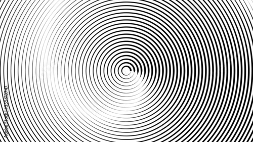 Radiating Lines in Circle Form .  Vector Illustration . Abstract Geometric  Striped background