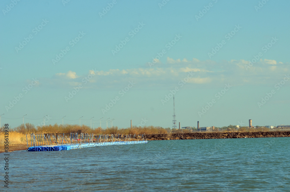 Balkhash lake, central Kazakhstan