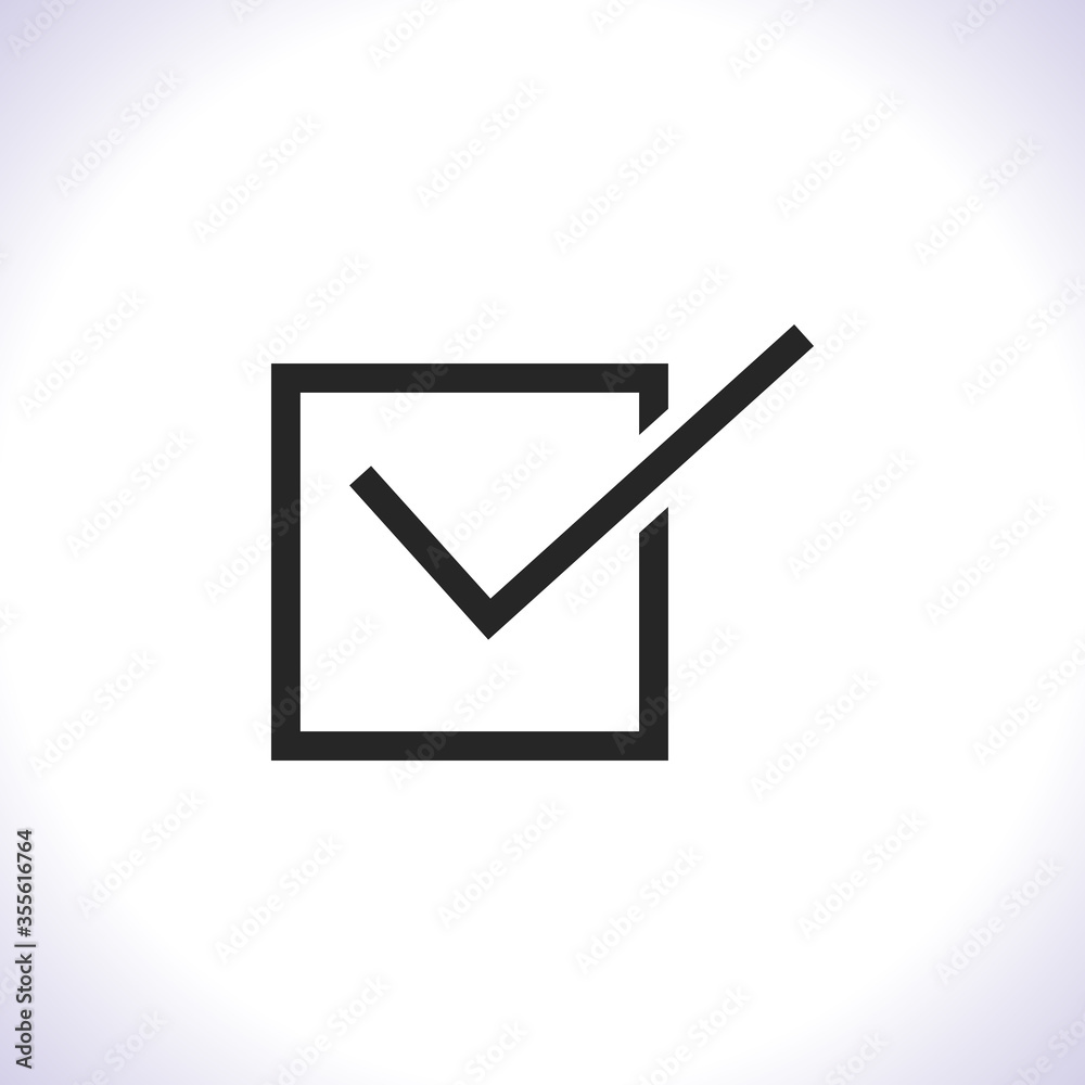 check Vector icon . Lorem Ipsum Illustration design