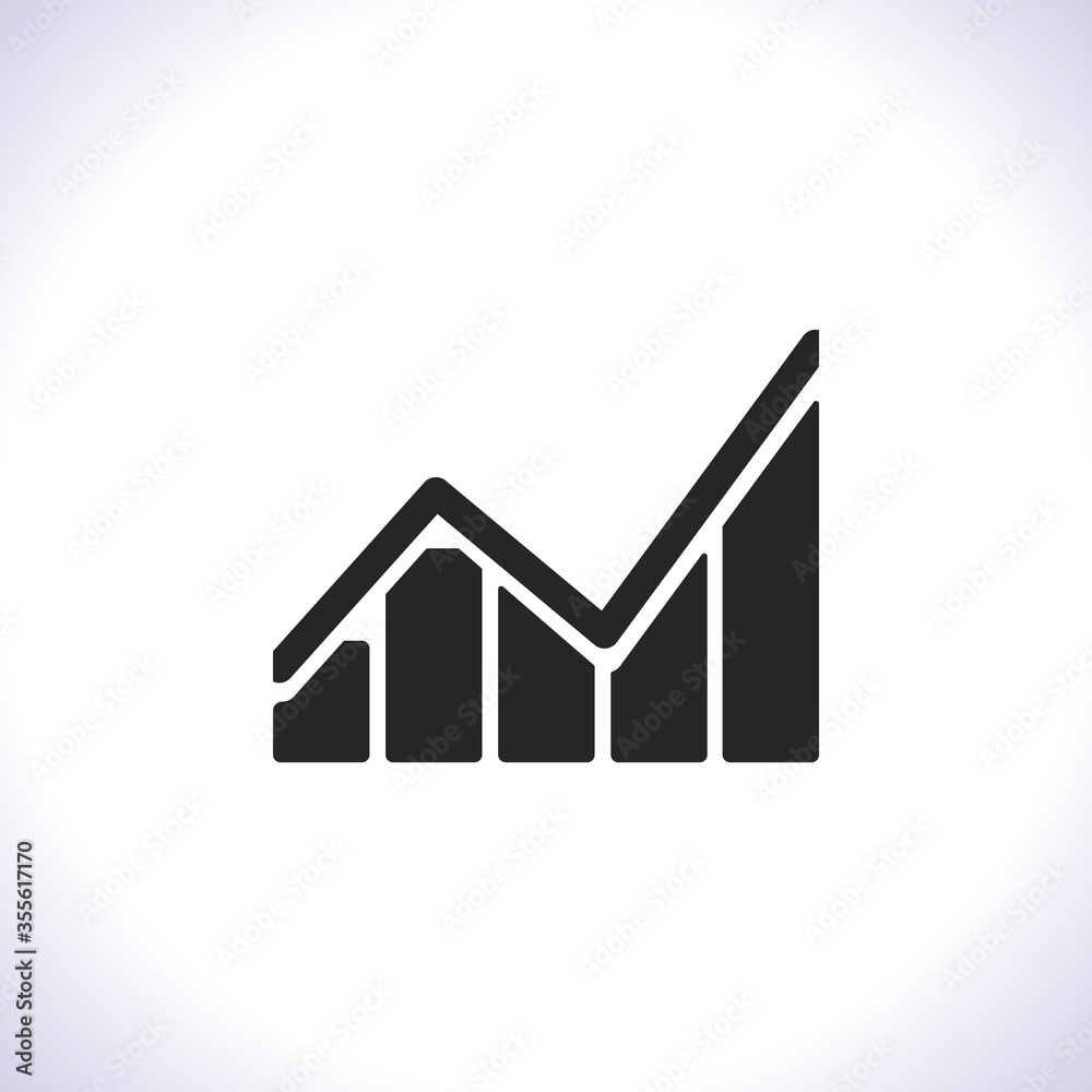 Chart Vector icon . Lorem Ipsum Illustration design Chart Vector icon . Lorem Ipsum Illustration design