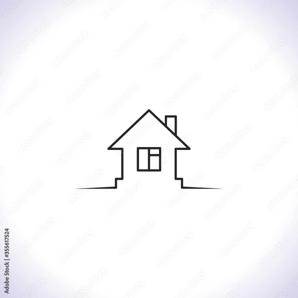 House Vector icon . Lorem Ipsum Illustration design House Vector icon . Lorem Ipsum Illustration design