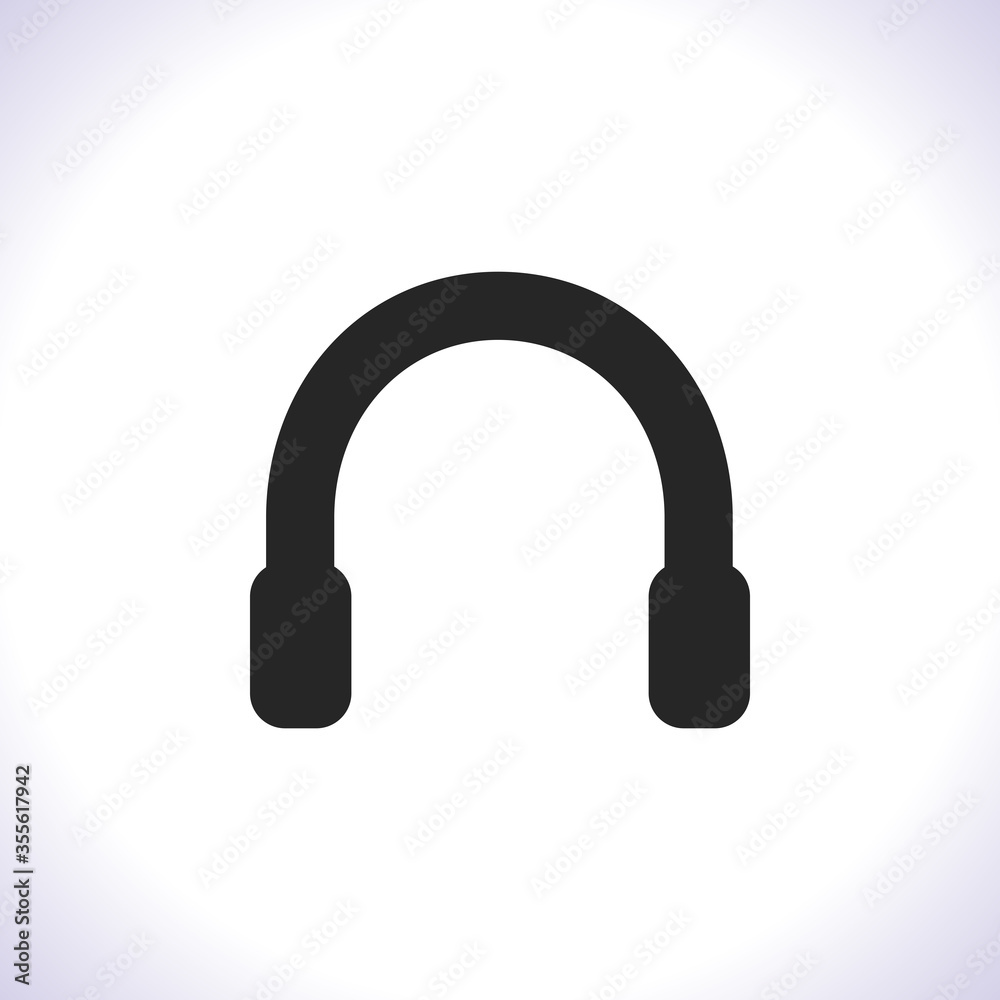Headphone Vector icon . Lorem Ipsum Illustration design Headphone Vector icon . Lorem Ipsum Illustration design