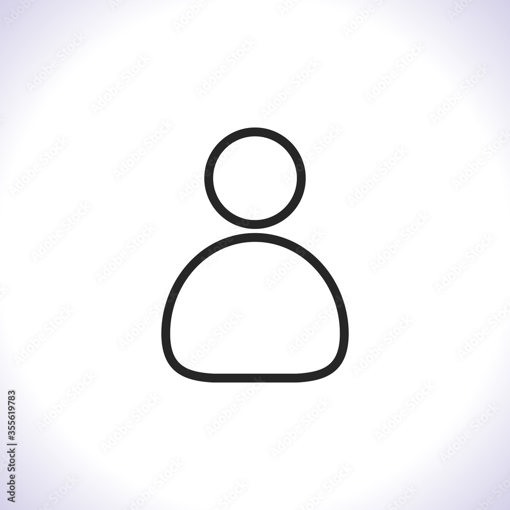 Human Vector icon . Lorem Ipsum Illustration design Human Vector icon . Lorem Ipsum Illustration design