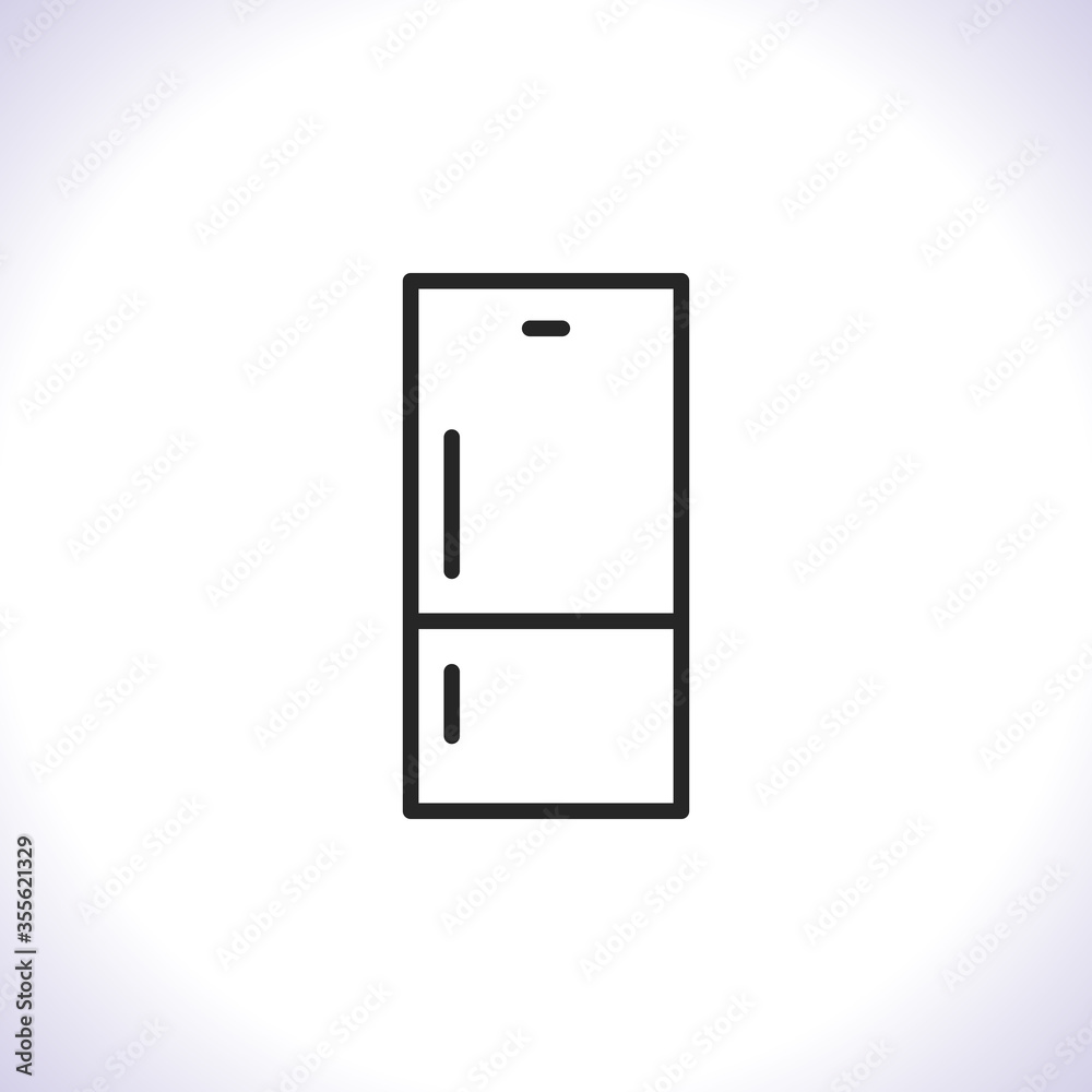 Refrigerator icon . Lorem Ipsum Illustration design