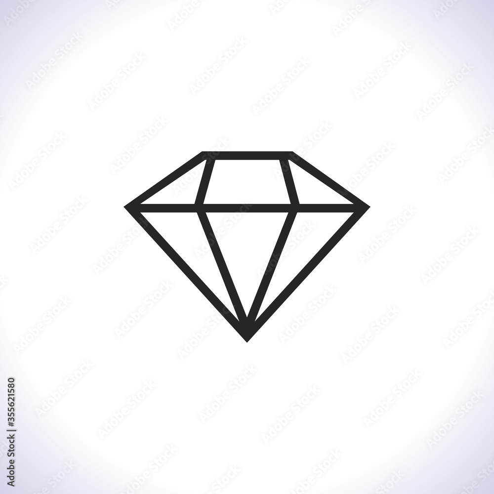 Diamond Icon Vector . Lorem Ipsum Illustration design Diamond Icon Vector . Lorem Ipsum Illustration design