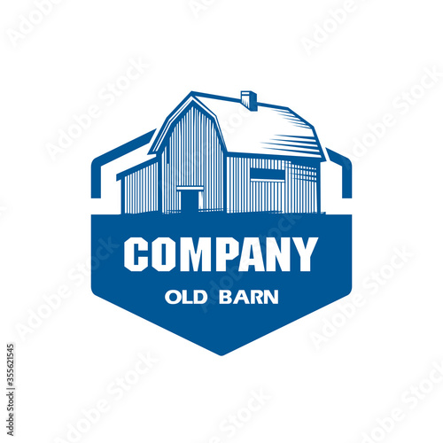 old barn logo , vintage farm logo