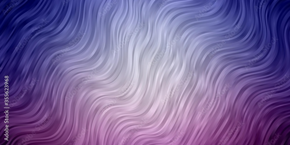 Light Pink, Blue vector template with curved lines. Colorful geometric sample with gradient curves. Template for your UI design. Light Pink, Blue vector template with curved lines. Colorful geometric sample with gradient curves. Template for your UI design.