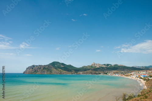 beach with sky and clouds © Николай Брехов