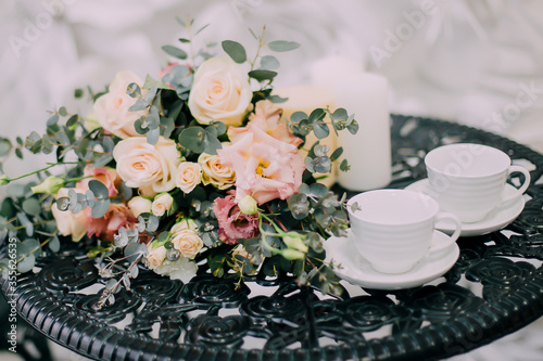 Incredibly beautiful flowers at a wedding