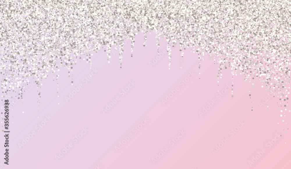 White Splash Light Pink Background. Effect 