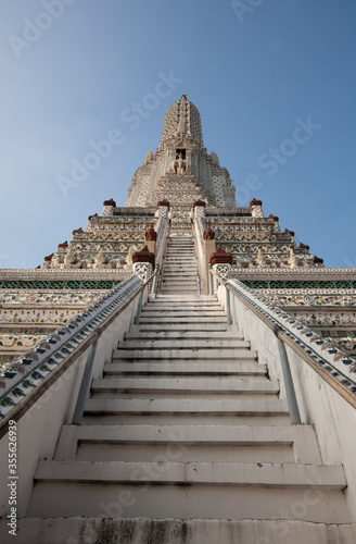 Pagoda in Arun Temple  Bangkok  Thailand