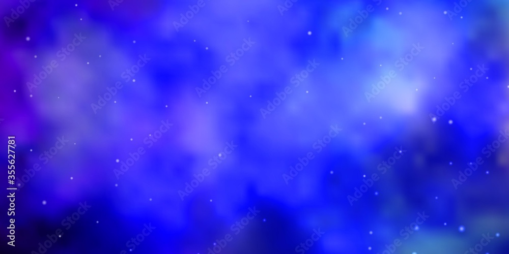 Light BLUE vector template with neon stars. Shining colorful illustration with small and big stars. Theme for cell phones. Light BLUE vector template with neon stars. Shining colorful illustration with small and big stars. Theme for cell phones.