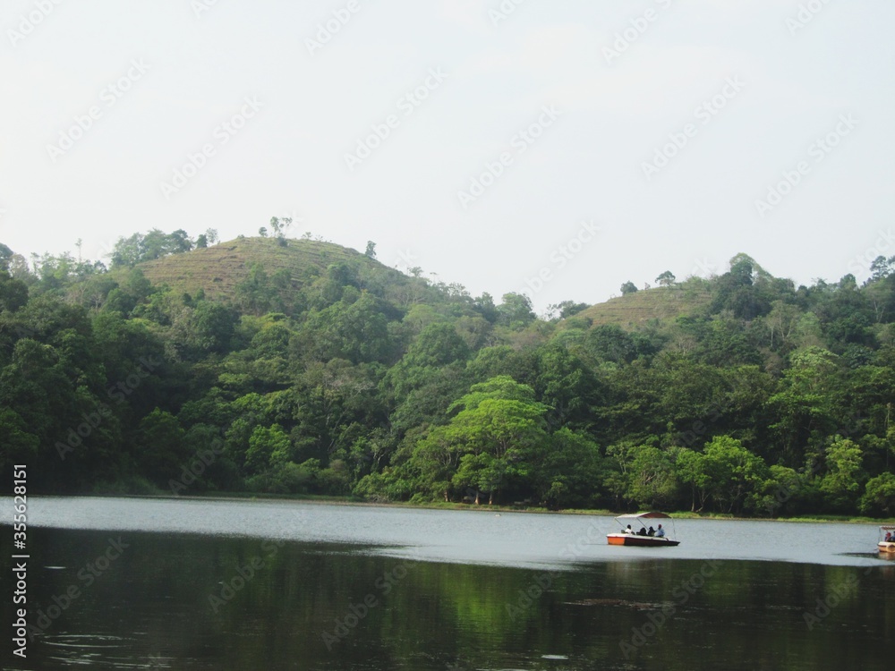 boat on the Lake pookodu Kerala, Wayanad