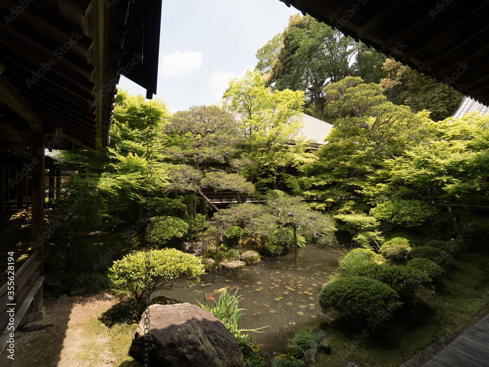 Jardines del Templo Eikando, en Kioto, Japón Jardines del Templo Eikando, en Kioto, Japón