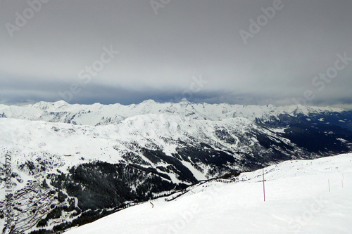 Meribel-Mottaret The Three Valleys, Les Trois Vallees ski area Savoie France