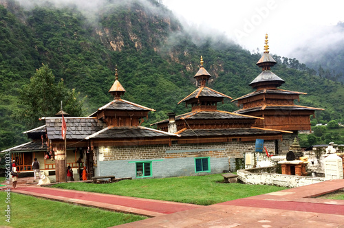 Lord Mahasu Devta Temple is located in hanol, a village in uttarakhand photo