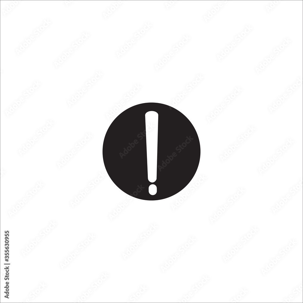 Exclamation mark icon Exclamation mark icon