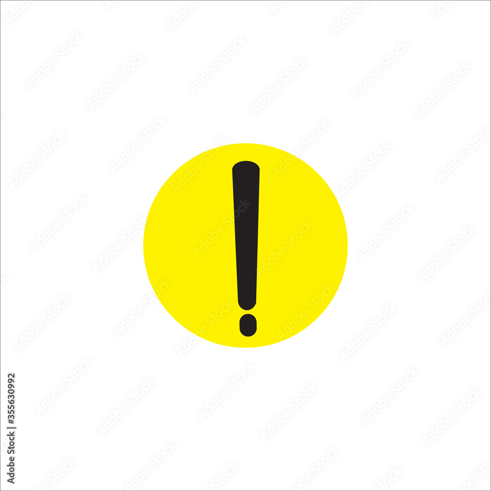 Exclamation mark icon Exclamation mark icon