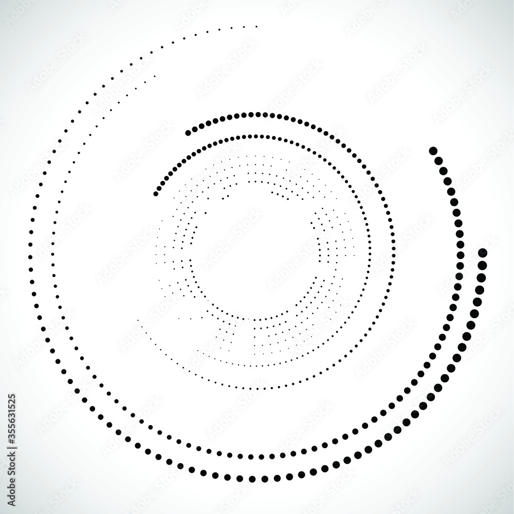 Halftone dots in circle form. round logo . vector dotted frame . design element Halftone dots in circle form. round logo . vector dotted frame . design element
